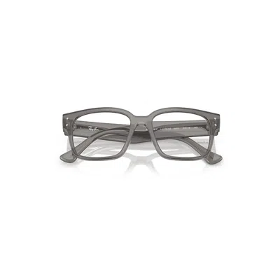 Ray Ban Laurene Optics Bio-based Eyeglasses Transparent Grey Frame Clear Lenses Polarized 50-18 In Brown