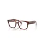 Ray Ban Eyeglasses Unisex Laurene Optics Bio-based - Striped Havana Frame Clear Lenses Polarized 51-18 In Havana Gestreift