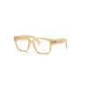 Ray Ban Laurene Optics Bio-based  Transparent Beige Fassung Klar Glas Polarisiert 51-18 In Transparent Beige