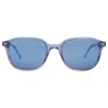 Ray Ban Leonard Blue Mirror Square Unisex Sunglasses Rb2193 6638o4 51 In Blue