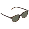 Ray Ban Leonard Green Classic G-15 Square Unisex Sunglasses Rb2193 902/31 51 In Green