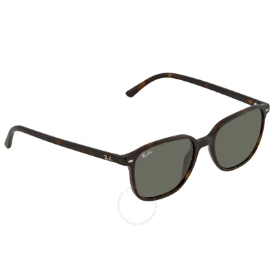 Ray Ban Leonard Green Classic G-15 Square Unisex Sunglasses Rb2193 902/31 53