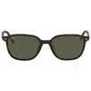 Ray Ban Leonard Green Classic G-15 Square Unisex Sunglasses Rb2193 902/31 53 In Black