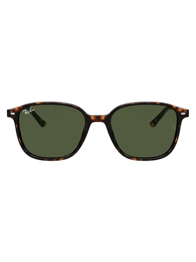 RAY BAN LEONARD RB2193 RECTANGLE-FRAME SUNGLASSES