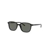 Ray Ban Sunglasses Unisex Leonard - Black Frame Green Lenses Polarized 55-18 In Black