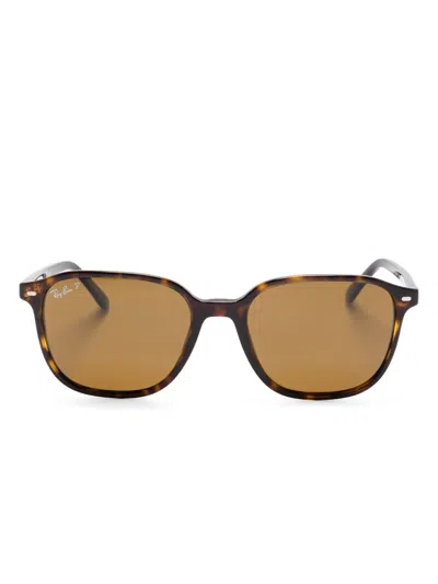 Ray Ban Leonard Sunglasses In Brown