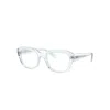 Ray Ban Eyeglasses Unisex Leonid Optics Bio-based - Transparent Light Blue Frame Demo Lens Lenses Polarized In Transparent Light Blue