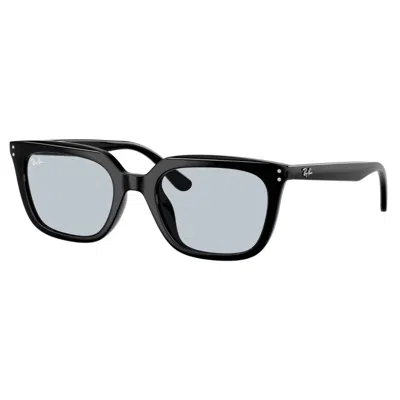 RAY BAN RAY BAN LIGHT BLUE SQUARE UNISEX SUNGLASSES RB4439D 901/72 54