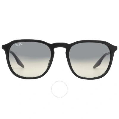 Ray Ban Light Grey Gradient Square Unisex Sunglasses Rb2203 901/32 52 In Black / Grey