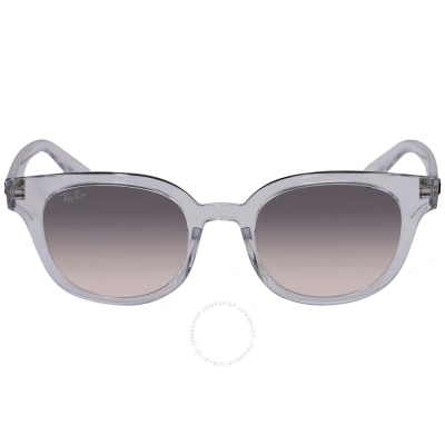 Ray Ban Light Grey Gradient Square Unisex Sunglasses Rb4324f 644732 50