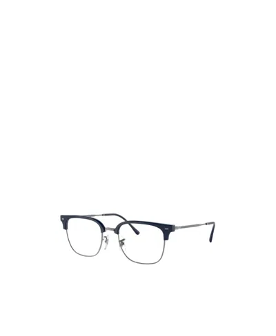Ray Ban Ray-ban Rx3716vm Clubmaster Metal Optics Unisex Square Eyeglasses In Black