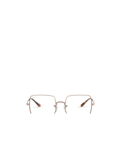Ray Ban Logo Glasses In White