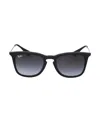 Ray Ban Logo Sunglasses In Black
