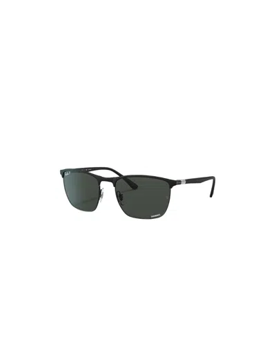 Ray Ban Logo Sunglasses In Black