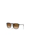 Ray Ban Rb2203 Sunglasses Havana Frame Brown Lenses 55-20 In Brown
