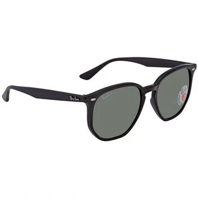 Ray Ban Logo Sunglasses In Green