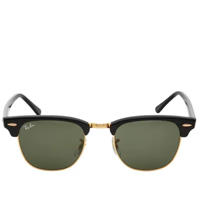 Ray Ban Logo Sunglasses In Green