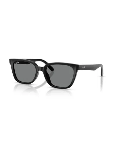 Ray Ban Low-bridge-fit Geometric-frame Sunglasses Rb2243d In Black