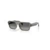 Ray Ban Sunglasses Unisex Lukas Bio-based - Transparent Grey Frame Grey Lenses 53-20 In Grau Transparent