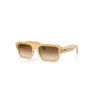 Ray Ban Lukas Bio-based Sonnenbrillen Transparent Beige Fassung Braun Glas 53-20 In Transparent Beige