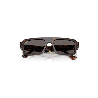 Ray Ban Lukas Bio-based Sunglasses Havana Frame Grey Lenses 53-20