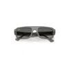 Ray Ban Lukas Bio-based Sunglasses Transparent Grey Frame Grey Lenses 53-20 In Transparent Grey