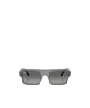 Ray Ban Ray-ban 56mm Rectangular Sunglasses In Gray