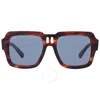 Ray Ban Magellan Bio Based Dark Blue Square Unisex Sunglasses Rb4408 139880 54