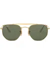 Ray Ban Marshal Sunglasses In Gold