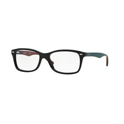 Ray Ban Matte Black Grey Eyeglasses In Multi