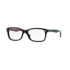 Ray Ban Matte Black Grey Eyeglasses In Multi