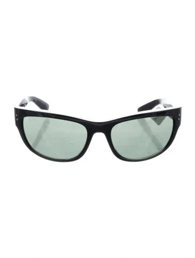 Pre-owned Ray Ban Mega Balorama Cat-eye Sunglasses W/ Tags In Black