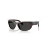 Ray Ban Mega Balorama Sonnenbrillen Havana Fassung Schwarz Glas Polarisiert 60-19 In Havana