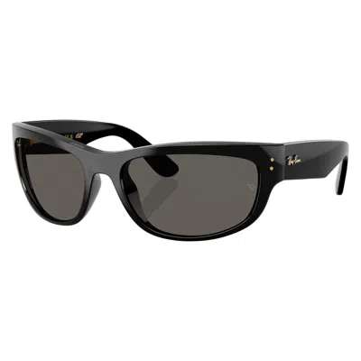 Ray Ban Mega Balorama Ultra Black Square Unisex Sunglasses Rb2289 6826j5 60