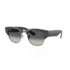 Ray Ban Mega Clubmaster Grey Gradient Square Unisex Sunglasses Rb0316s 136771 50