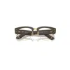 Ray Ban Mega Clubmaster Liteforce Optics Limited Eyeglasses Sand Brown Frame Clear Lenses Polarized 52-21 In Sand Brown