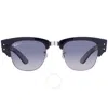 Ray Ban Mega Clubmaster Polarized Grey Blue Gradient Square Unisex Sunglasses Rb0316s 136678 50 In Grey/blue
