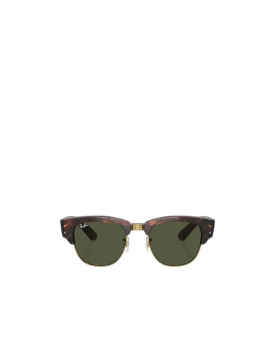 Ray Ban Ray-ban Mega Clubmaster Square Frame Sunglasses In Green