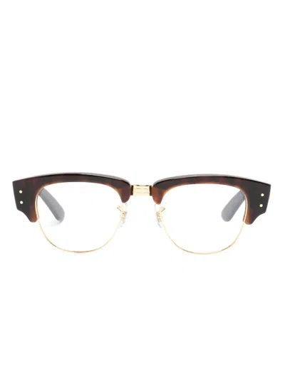 Ray Ban Mega Clubmaster Brille In Schildpattoptik In Brown