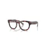 Ray Ban Mega Hawkeye Optics  Pink Havana Fassung Klar Glas Polarisiert 50-21 In Pink Havana