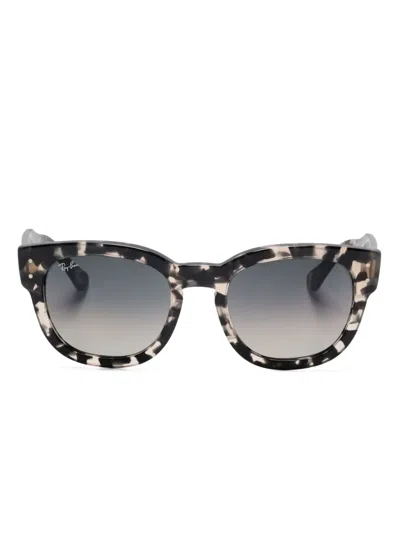 Ray Ban Mega Hawkeye Sunglasses In Black