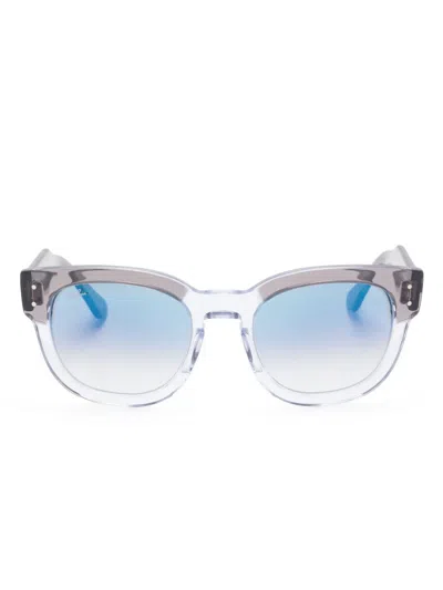 Ray Ban Mega Hawkeye Sunglasses In Blau