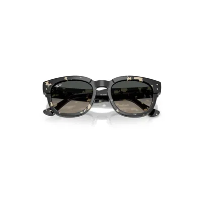 Ray Ban Mega Hawkeye Sunglasses Grey Havana Frame Grey Lenses 53-21