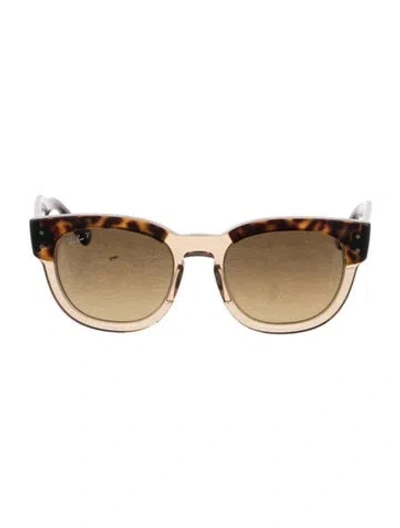 Pre-owned Ray Ban Mega Hawkeye Wayfarer Sunglasses In Brown