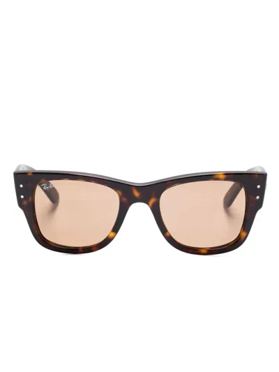 Ray Ban Mega Sunglasses In Brown