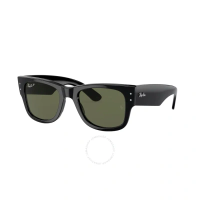 RAY BAN RAY BAN MEGA WAYFAIRER GREEN SQUARE UNISEX SUNGLASSES RB0840S 901/31 51