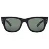 Ray Ban Mega Wayfairer Green Square Unisex Sunglasses Rb0840s 901/31 51 In Green
