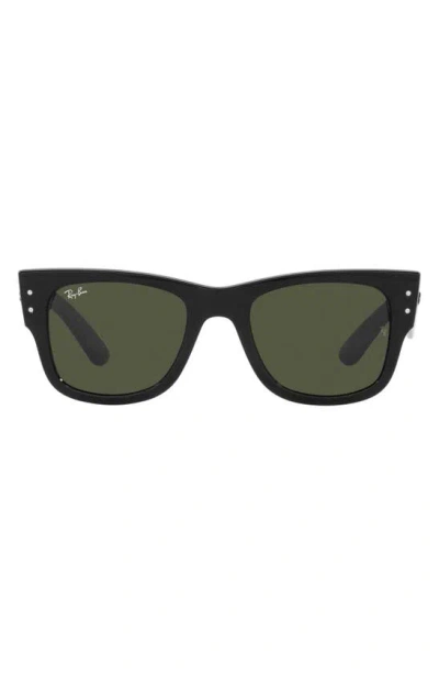 Ray Ban Mega Wayfarer 51mm Square Sunglasses In Black