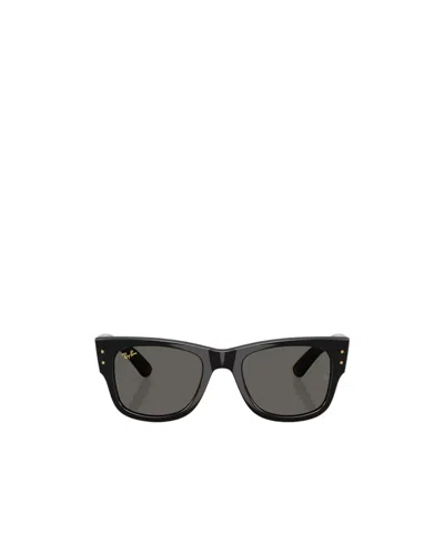 Ray Ban Mega Wayfarer Blacked Out Collection In Brown