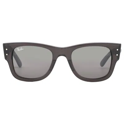 Ray Ban Mega Wayfarer Dark Grey Square Unisex Sunglasses Rb0840s 1406b1 51 In Black
